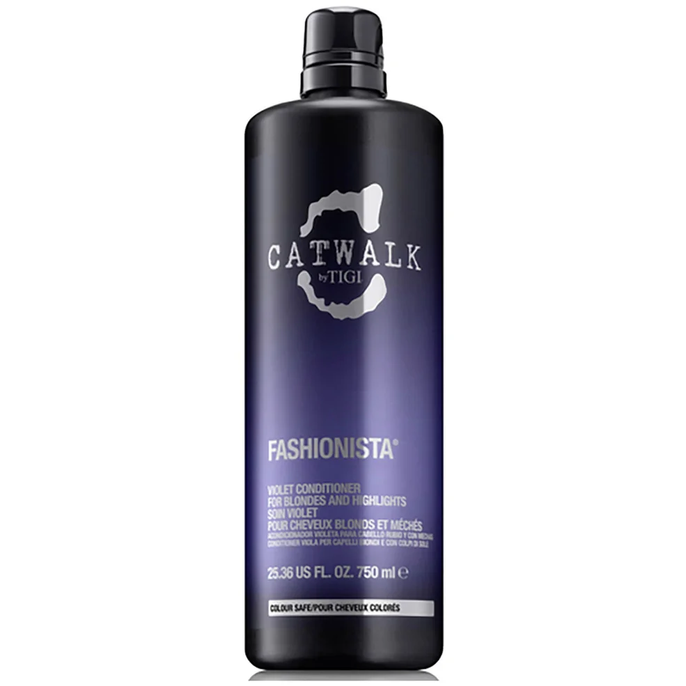 Acondicionador violeta cabello rubio Tigi Catwalk Fashionista (750ml) Imagen 1