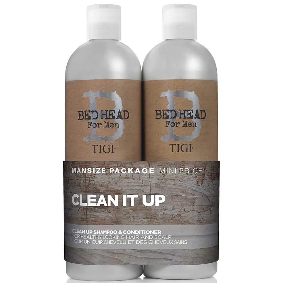 Dúo de productos Clean Up B For Men de TIGI (2 x 750 ml) (valorado en 46,45 £) Imagen 1