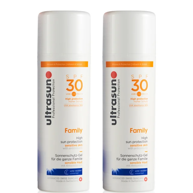 Dúo Ultrasun Family SPF 30 Super Sensitive (2 x 150 ml)