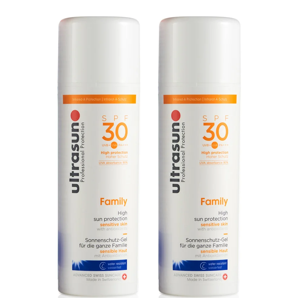 Dúo Ultrasun Family SPF 30 Super Sensitive (2 x 150 ml) Imagen 1