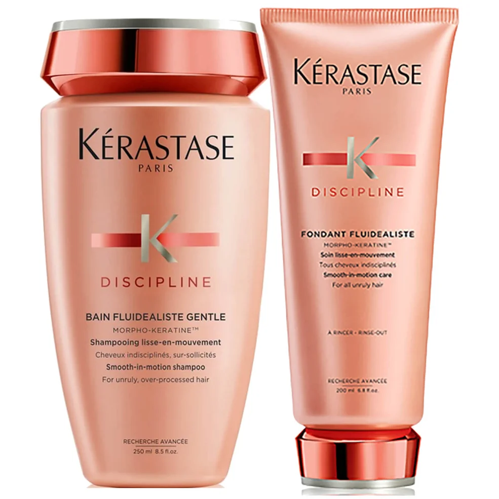 Kerastase Conditioner Discipline Bain Fluidealiste Gentle (250ml) and Fondant Fluidealiste (200ml) Imagen 1