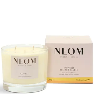 Vela aromática de tres mechas Happiness de NEOM - undefined undefined