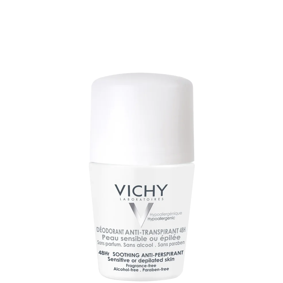 Vichy Deodorant 48H roll-on intensivo anti-transpirante pieles sensibles 50ml Imagen 1
