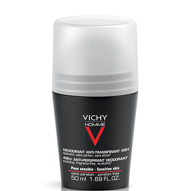 Desodorante roll-on para pieles sensibles de Vichy Homme, 50 ml
