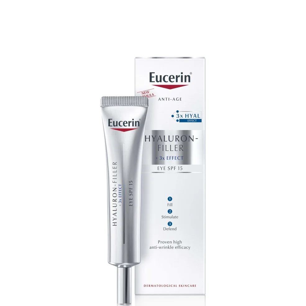 Crema de Ojos Antienvejecimiento Protección UVA Eucerin® Anti-Age Hyaluron-Filler (15ml) Imagen 1