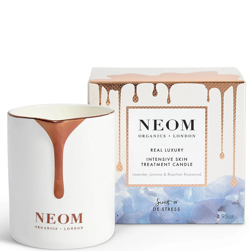 NEOM Real Luxury De-Stress Intensive Skin Treatment Candle Imagen 1