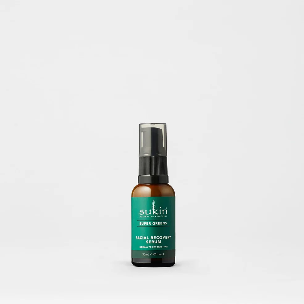 Super Greens Recovery Serum de Sukin 30 ml Imagen 1