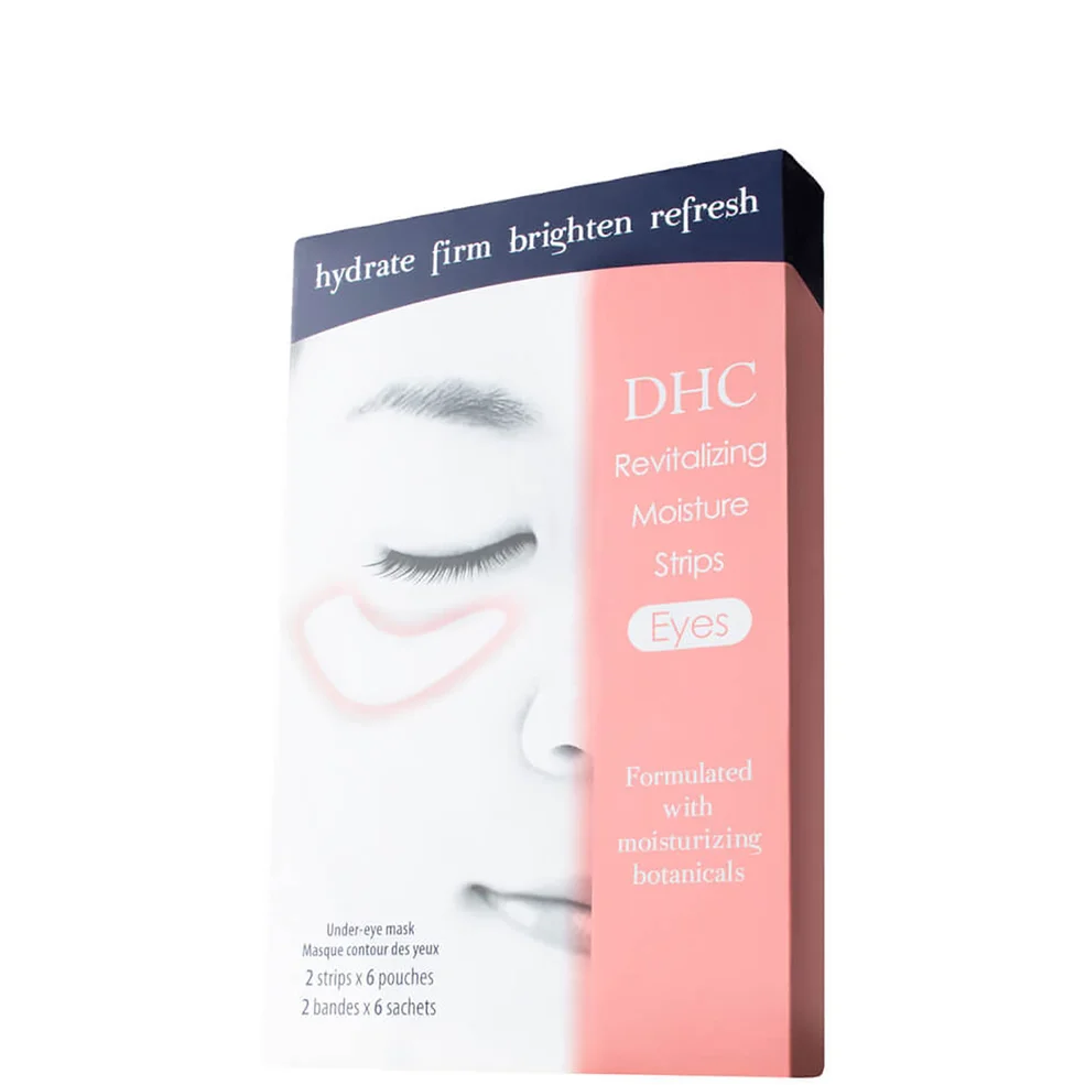 Tiras hidratantes revitalizadoras para los ojos de DHC - 6 pares Imagen 1