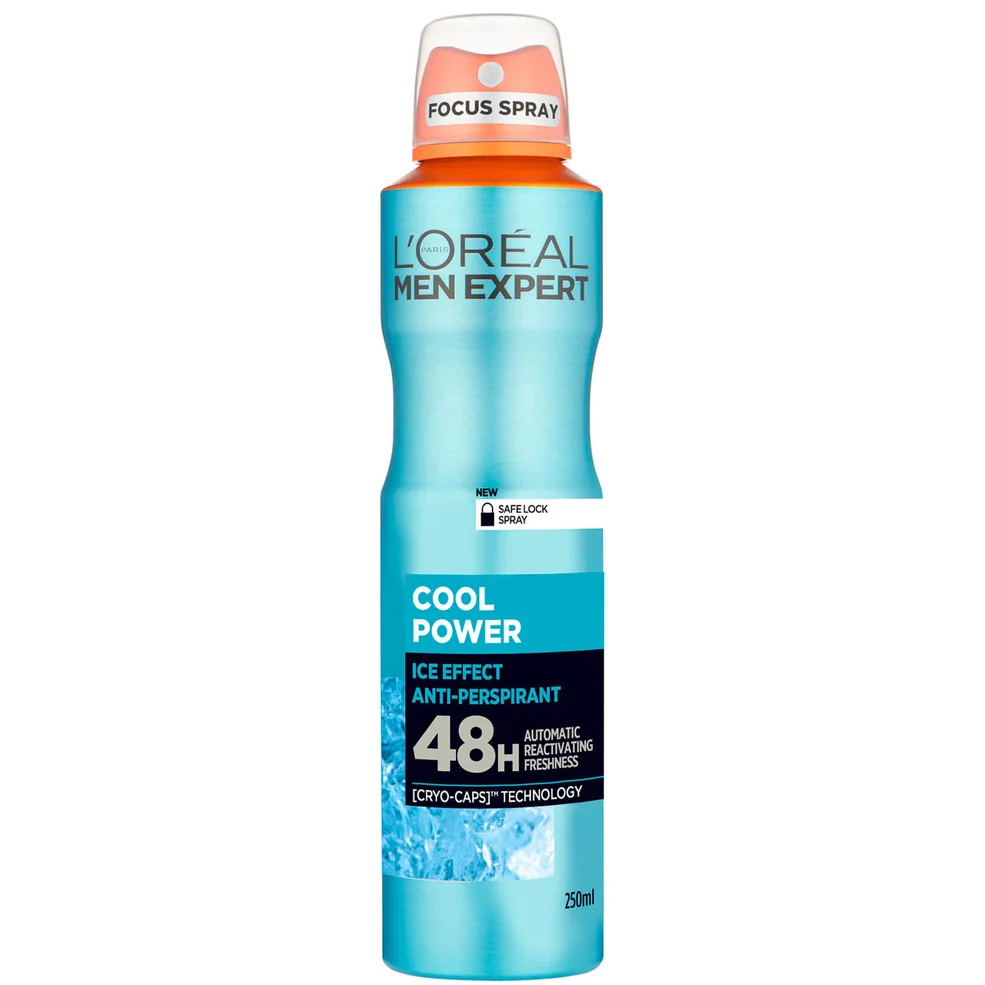 Antitranspirante Cool Power 48 Hour de L'Oréal Paris Men Expert 250 ml Imagen 1