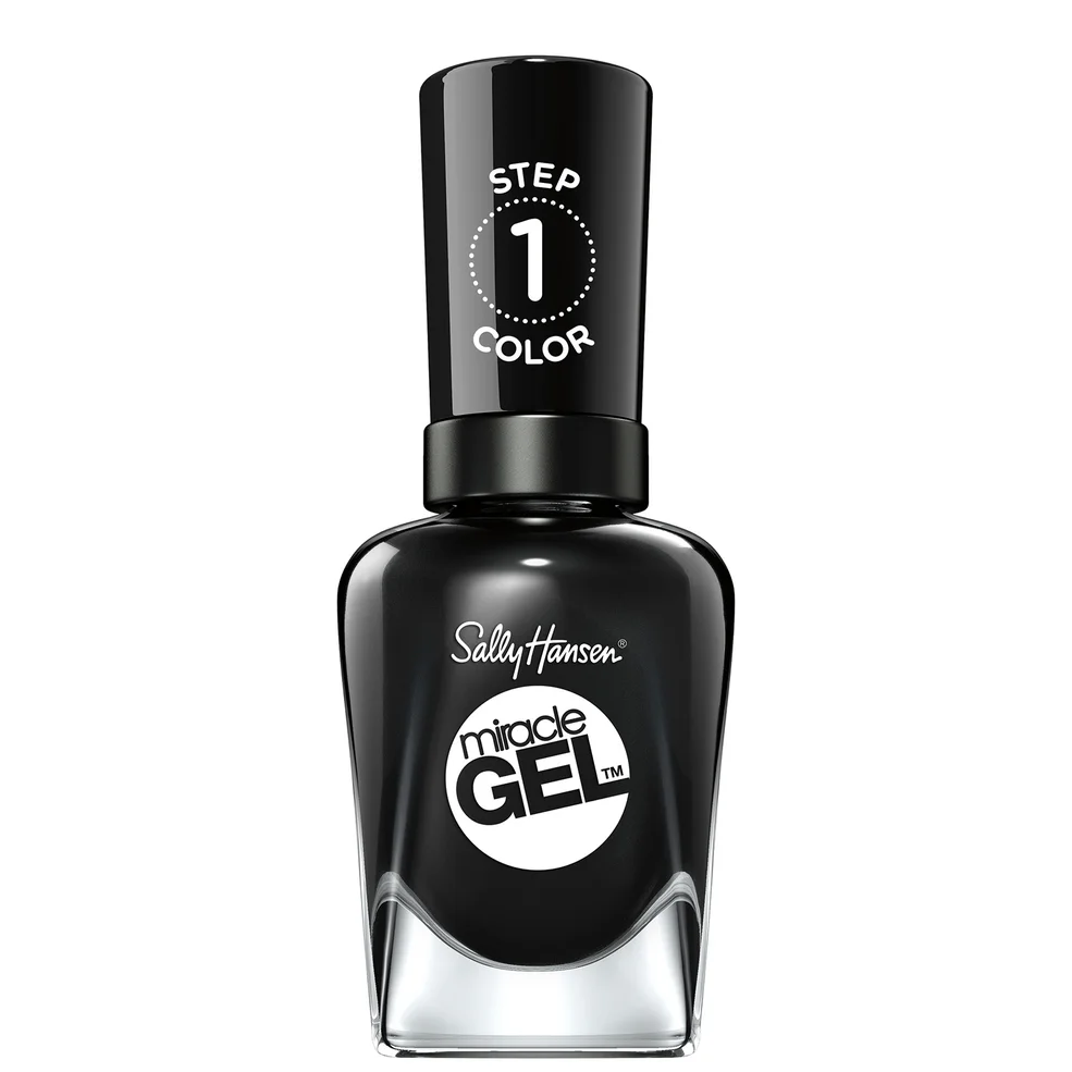 Esmalte de uñas Miracle Gel Nail Polish - Blacky O de Sally Hansen 14,7 ml Imagen 1