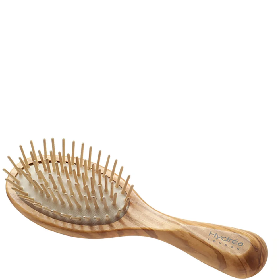 Cepillo de Pelo Antiestático de Madera de Olivo Tamaño Bolso de Hydrea London Imagen 1