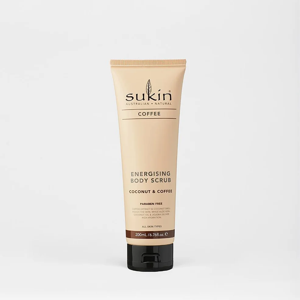 Exfoliante Corporal Energizante con Café y Coco de Sukin 200 ml Imagen 1