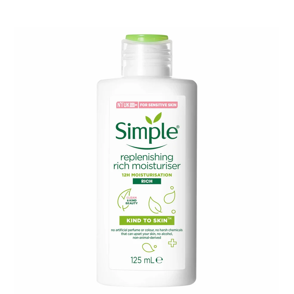 Crema Hidratante Rica Regeneradora de Simple 125 ml Imagen 1