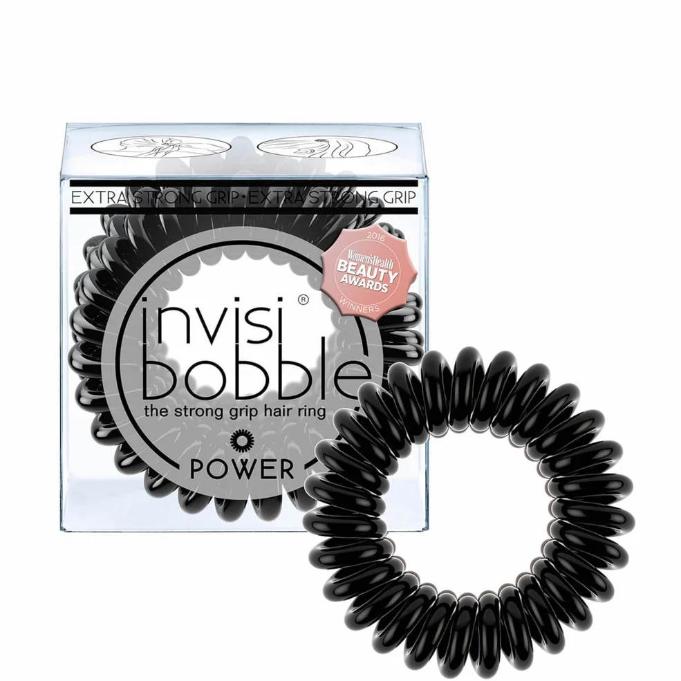 Goma de pelo invisibobble (3 unidades) - True Black Imagen 1