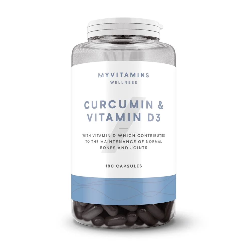 Myvitamins Curcumin & Vitamin D Capsules, 60 Capsules Imagen 1