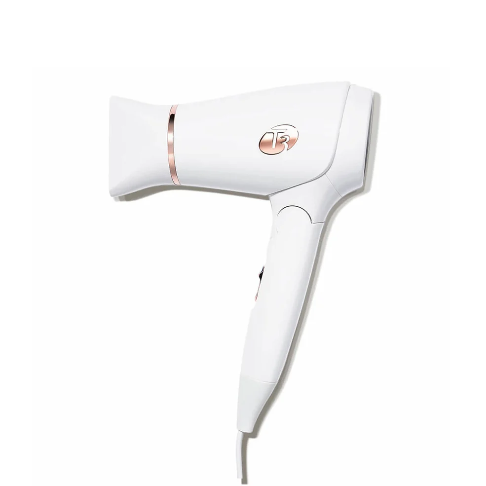 T3 Featherweight Compact Hair Dryer (White/Rose Gold) Imagen 1