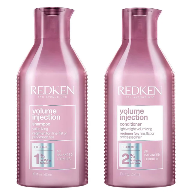 Champú High Rise Volume Lifting (300 ml) y acondicionador High Rise Lifting (300 ml) de Redken