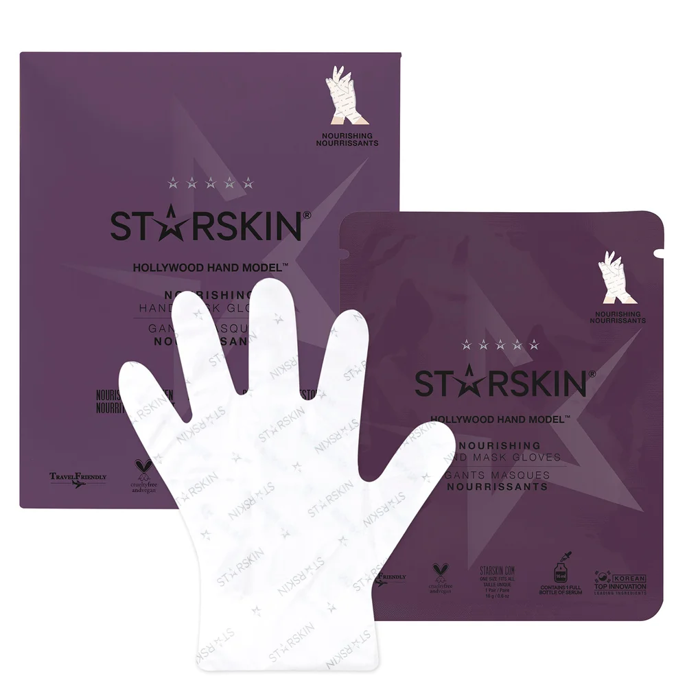 Guantes mascarilla de manos nutritiva con doble capa Hollywood Hand Model™ de STARSKIN Imagen 1