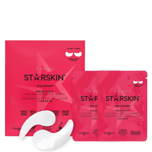 Mascarilla de ojos relajante de biocelulosa con coco Second Skin Eye Catcher™ de STARSKIN (2 unidades)