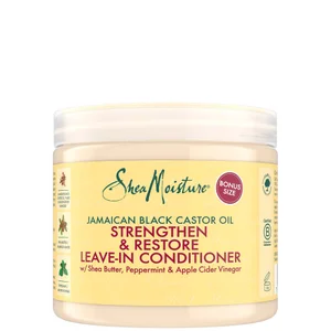 Acondicionador sin aclarado fortalecedor y reparador con aceite de ricino negro de Jamaica de Shea Moisture 454g - undefined undefined