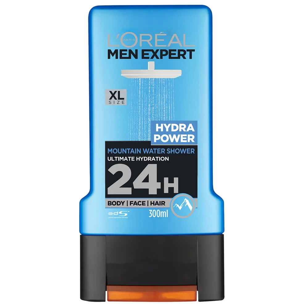 Gel de ducha Hydra Power de L'Oréal Paris Men Expert 300 ml Imagen 1