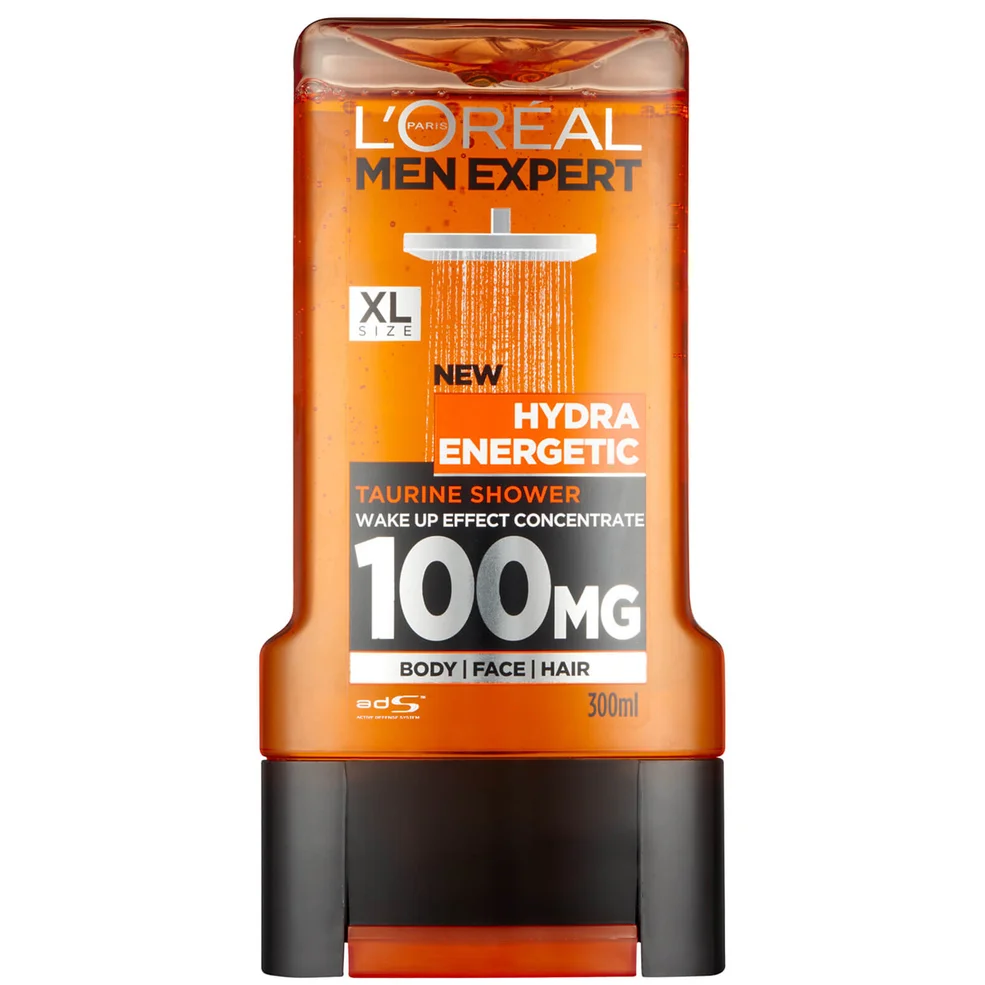Gel de ducha Hydra Energetic de L'Oréal Paris Men Expert 300 ml Imagen 1