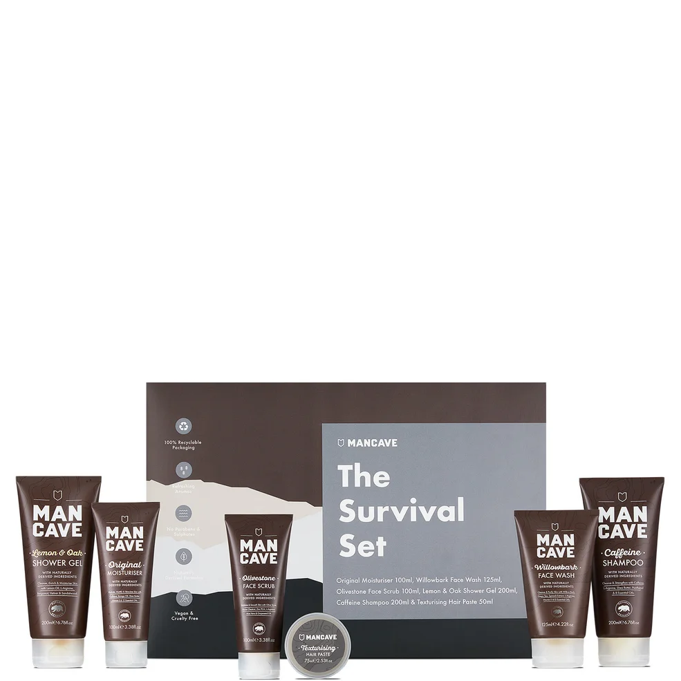 ManCave Survival 6 Part Gift Set Imagen 1