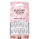 Uñas con manicura francesa natural de Elegant Touch - 103 (M) (Rosa) (Punta en degradado)
