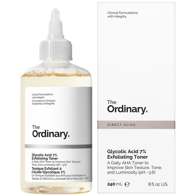 The Ordinary Tónico Exfoliante con Ácido Glicólico 7% 240 ml