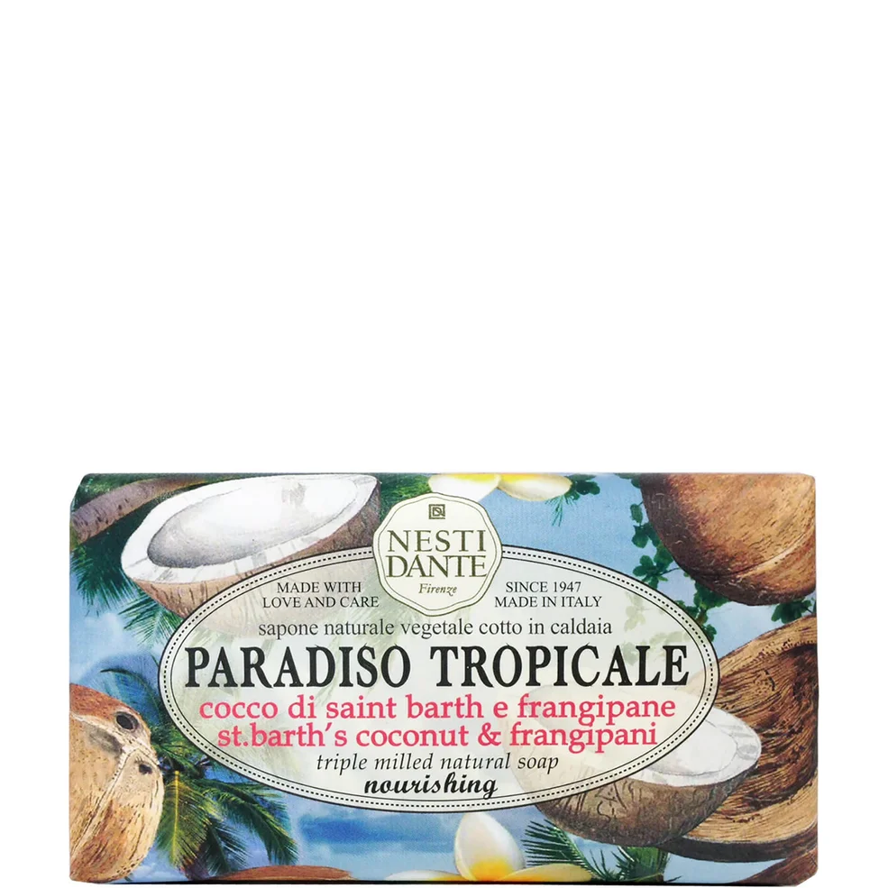 Nesti Dante Paradiso Tropicale St. Bath Coconut and Frangipani Soap 250g Imagen 1