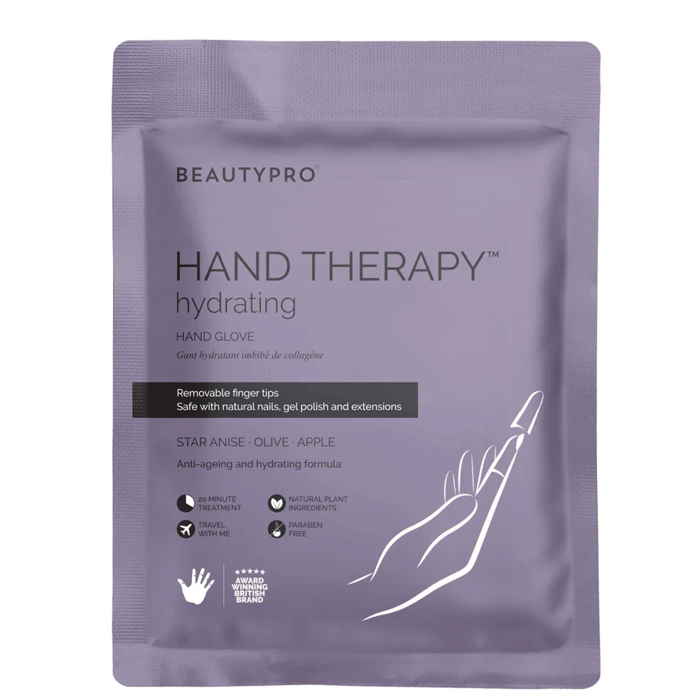 Guantes con colágeno y puntas de dedos extraíbles de BeautyPro (1 Par) Imagen 1