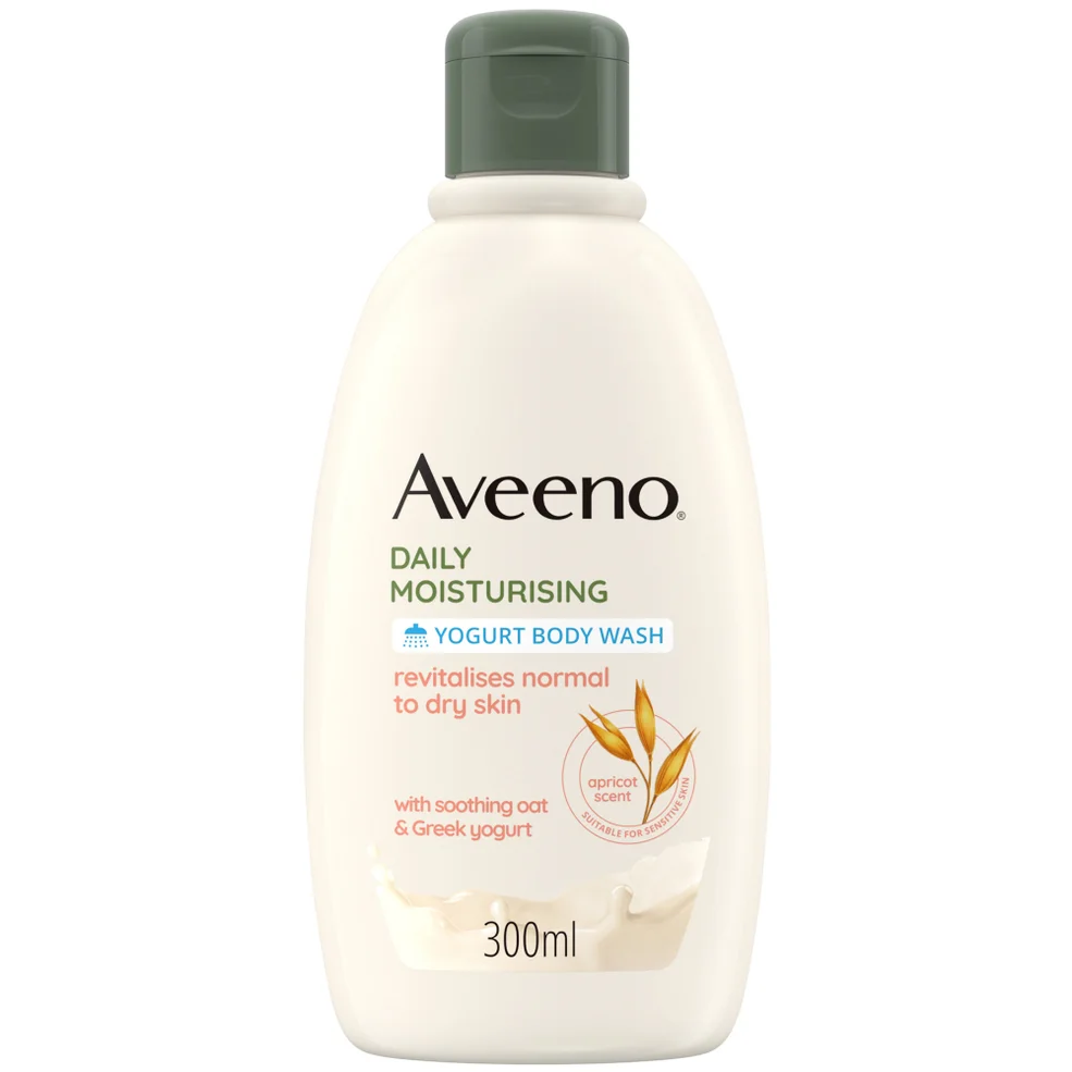Gel de baño hidratante diario de Aveeno - Apricot and Honey 300 ml Imagen 1