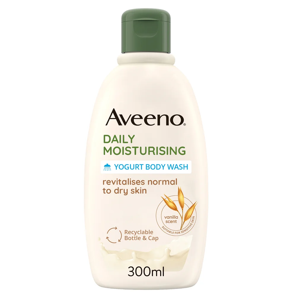 Gel de baño hidratante diario de Aveeno - Vanilla and Oat 300 ml Imagen 1