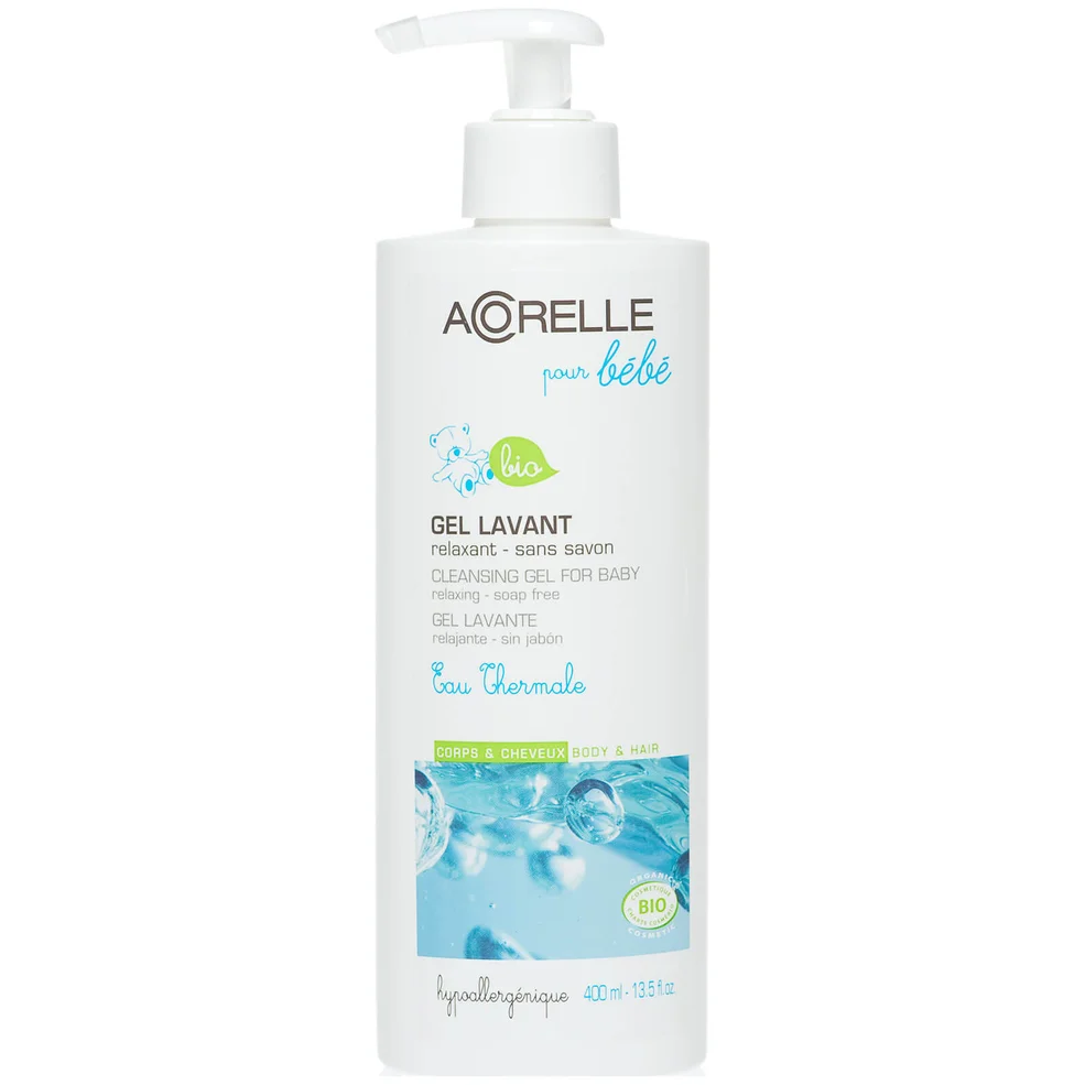 Gel limpiador orgánico para bebé de Acorelle 400 ml Imagen 1