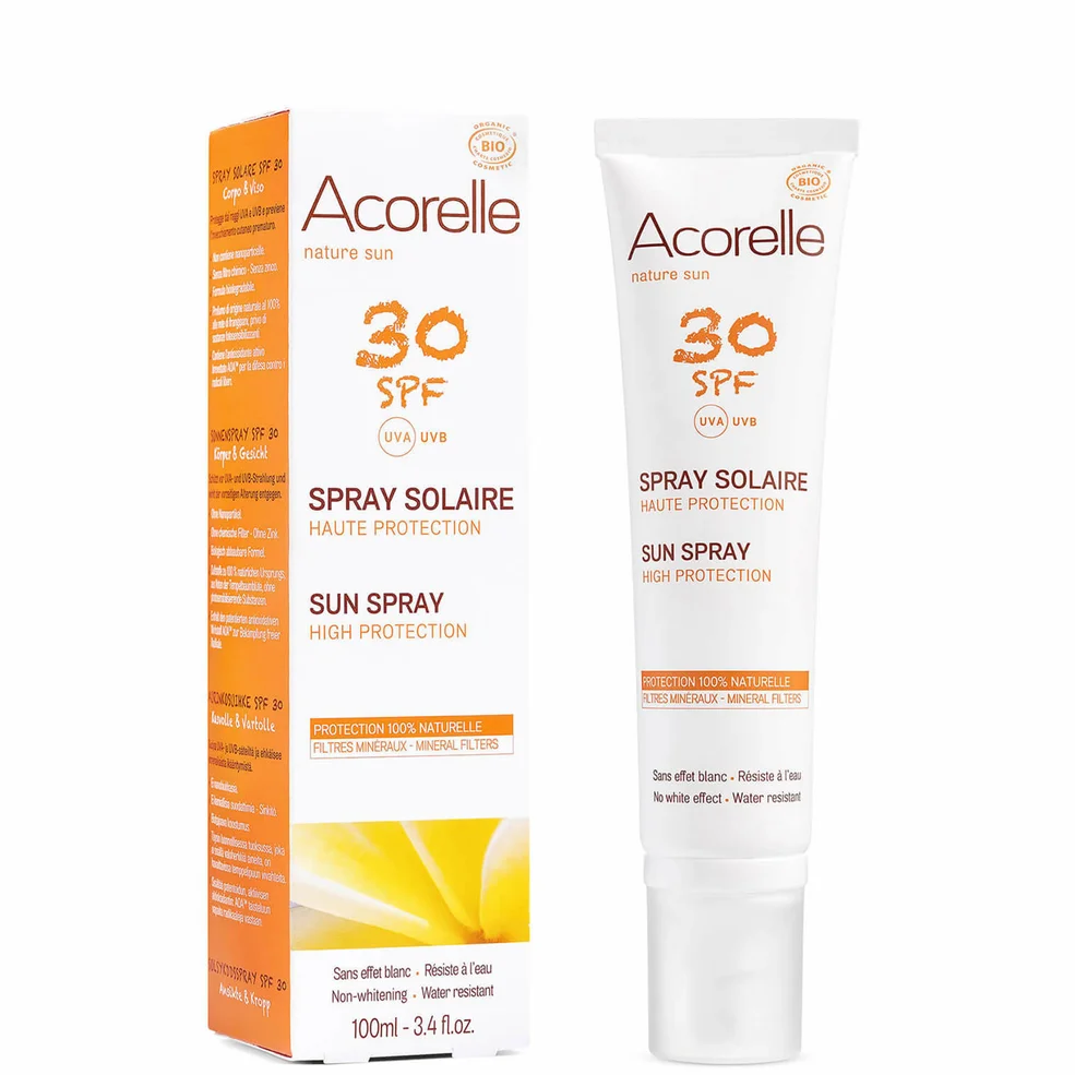 Acorelle Organic SPF30 Sun Spray 100ml Imagen 1