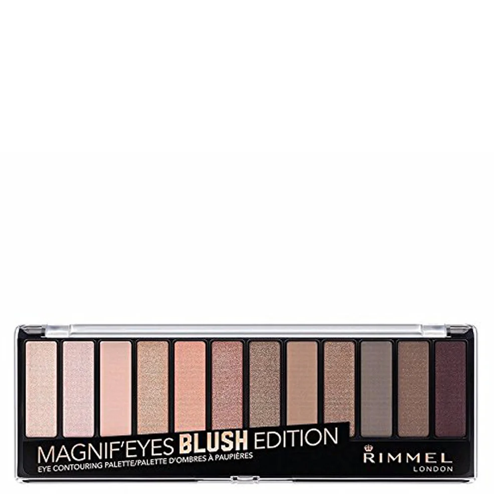 Paleta 12 Pan Eyeshadow de Rimmel - Blushed Edition 14 g Imagen 1