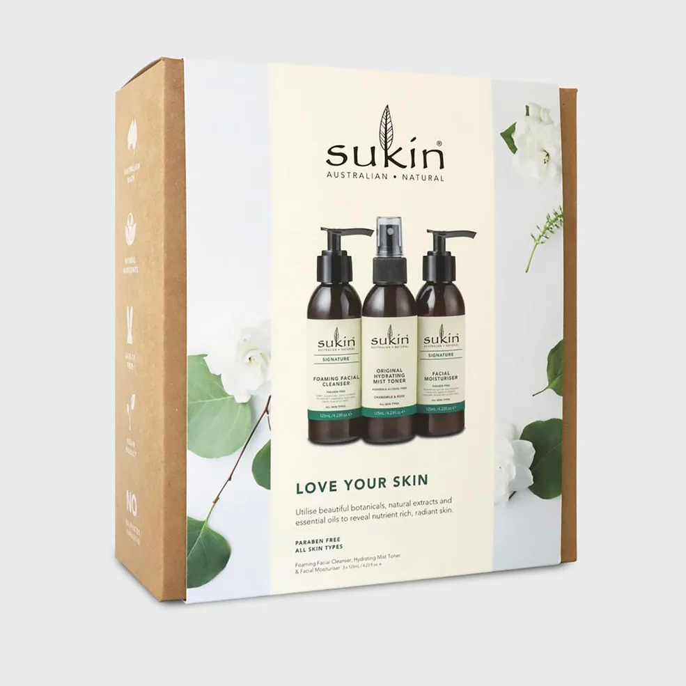 Sukin Love Your Skin Cleanse, Tone and Moisturise Kit Imagen 1