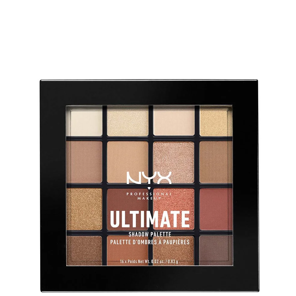 NYX Professional Makeup Ultimate Shadow Palette - Warm Neutrals Imagen 1