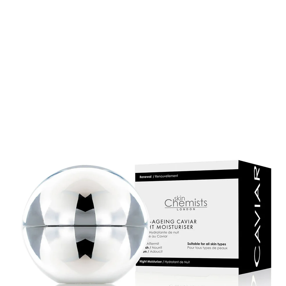 Crema hidratante de noche antienvejecimiento Caviar de skinChemists London 50 ml Imagen 1