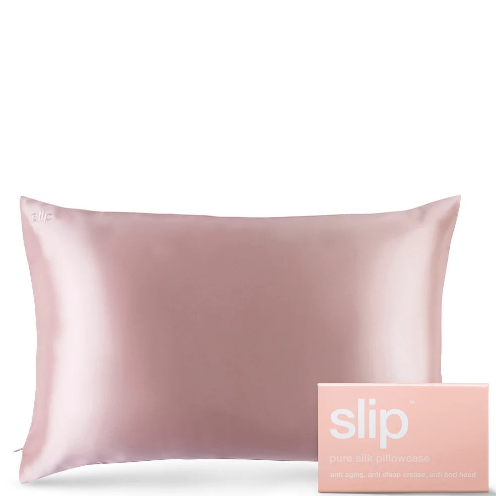 Slip Silk Pillowcase - Queen - Pink Imagen 1