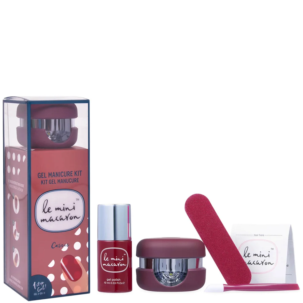 Kit de manicura en gel de Le Mini Macaron - Cassis Imagen 1