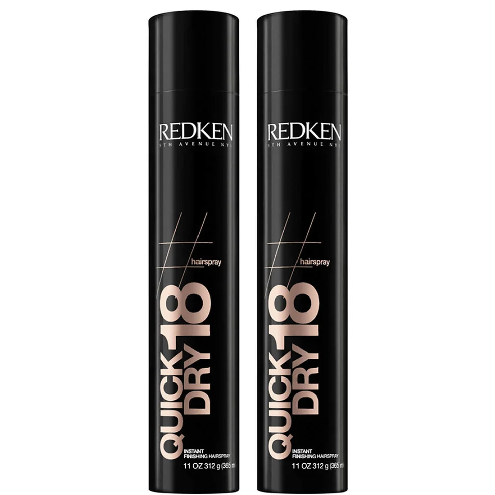 Dúo de brumas Quick Dry Shaping 18 de Redken (2 x 400 ml) Imagen 1