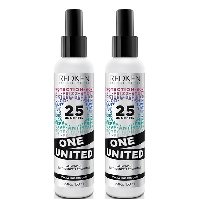 Dúo de tratamientos multibeneficios One United de Redken (2 x 150 ml)