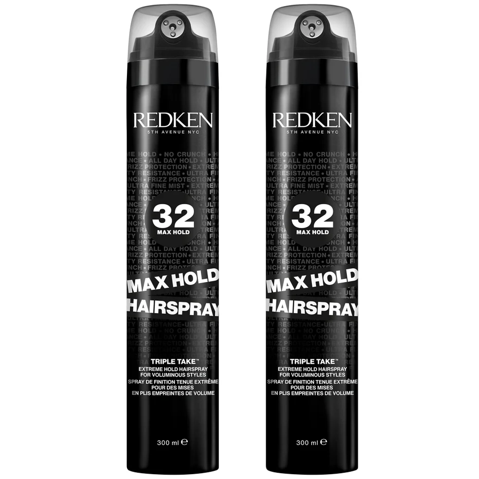 Dúo de lacas Triple Take 32 Extreme High-Hold de Redken (2 x 200 ml) Imagen 1
