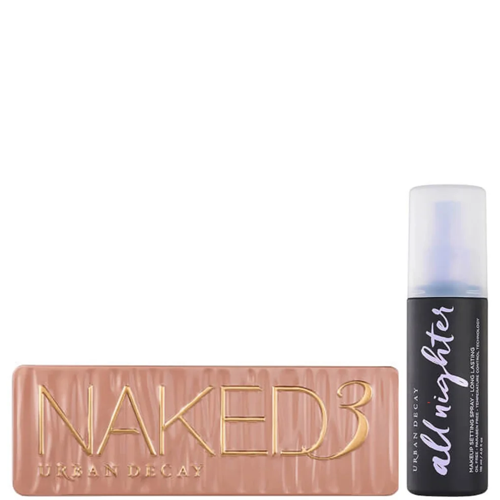 Kit de espray fijador y paleta Naked 3 de Urban Decay Imagen 1