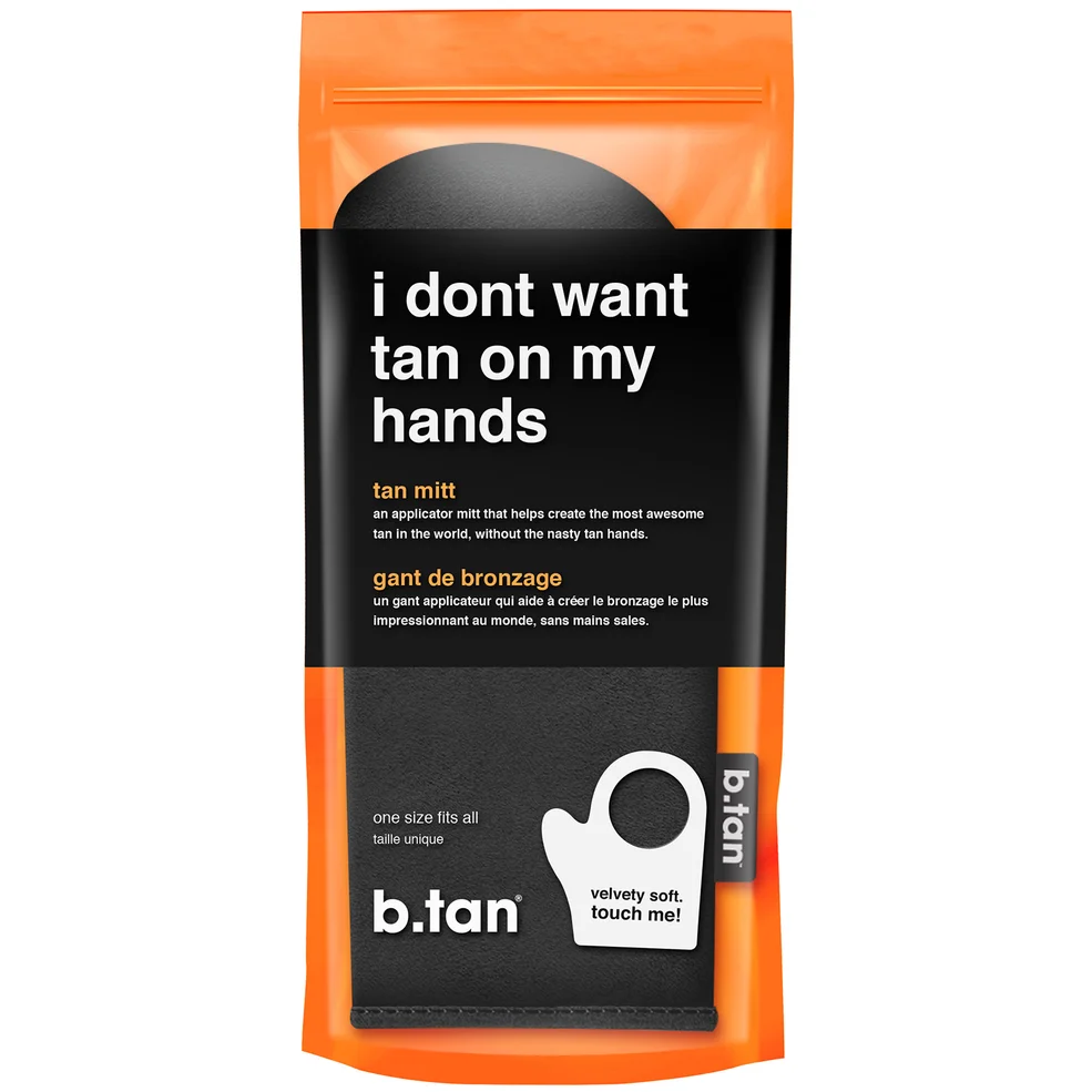 B.Tan I Don't Want Tan on My Hands Tanning Mitt Imagen 1