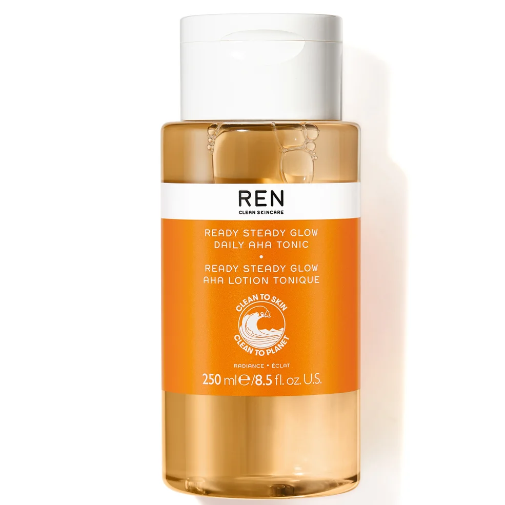 Tónico Ready Steady Glow Daily AHA de REN Imagen 1