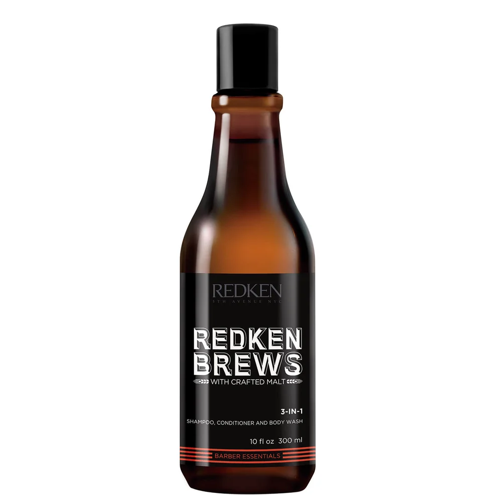 Champú 3 en 1 para hombre Brews de Redken Imagen 1