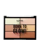 Paleta de iluminadores Born to Glow Highlighting Palette NYX Professional Makeup