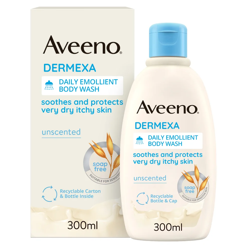Gel de baño emoliente diario Dermexa de Aveeno 300 ml Imagen 1